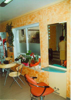   Friseur-Arbeitsplatz